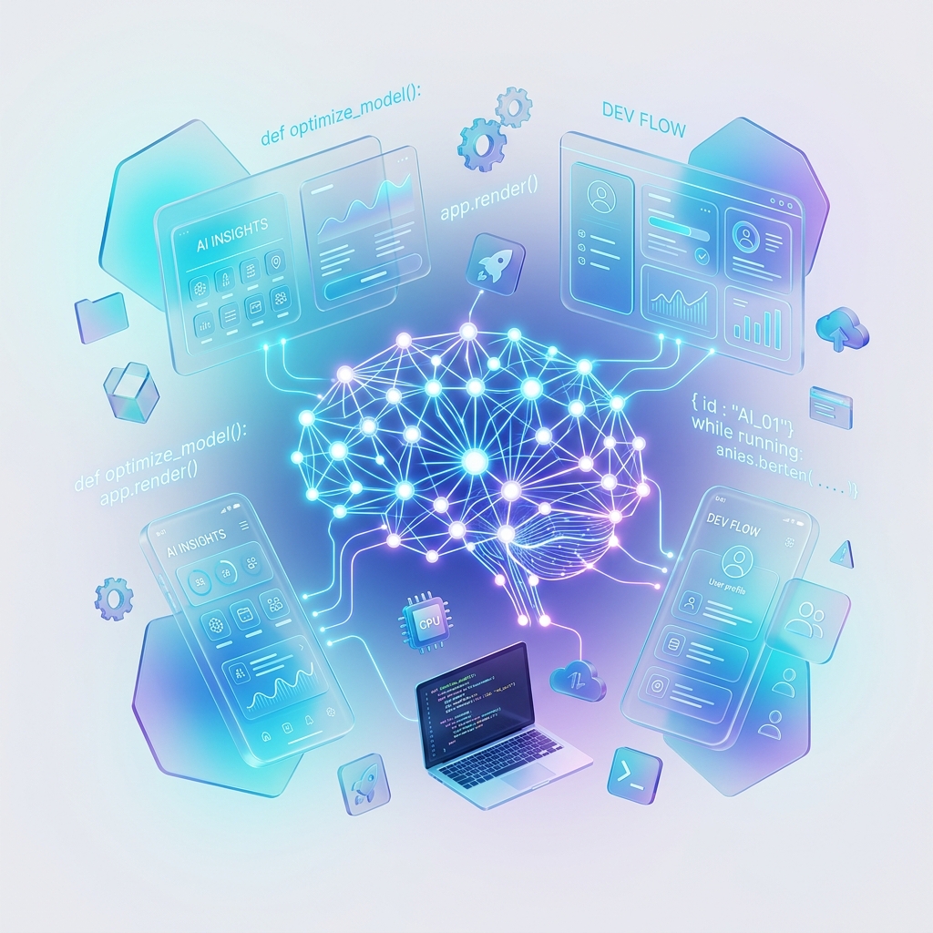 AI Insights and Workflow Illustration